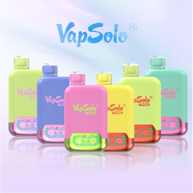 VapSolo TWINS 20000 puffar engångsvape – En dubbelsmakande innovation för moderna användare