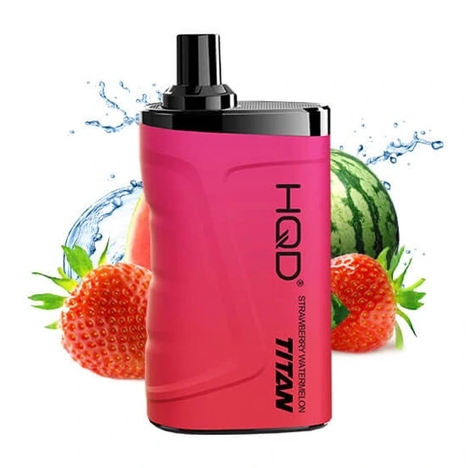 HQD TITAN 7000 Puffs Vape - Jordgubbsvattenmelon: Din Smakrika Kraftkälla för Svensk Sommar (och Vinter!) 2025