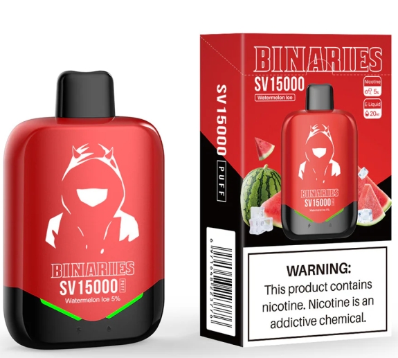 HorizonTech Binaries SV15000 - Vattenmelon Is: Din Smältande Sommarfriska i Varje Puff